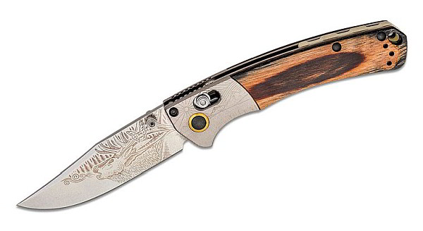 Benchmade 15085-2201 Mini Crooked River Limited Edition Hunt Artist Series - Bull Elk