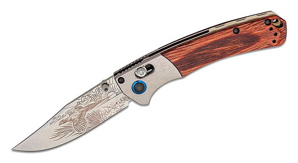 Benchmade 15085-2204 Mini Crooked River Limited Edition Hunt Artist Series - Pheasant