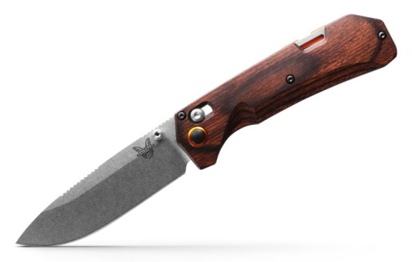 Benchmade 15062 HUNT Class Grizzly Creek Stabilized Wood Orange Accents<br />
