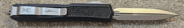 Microtech 206-10 S Makora D/E Signature Series Stonewash Standard