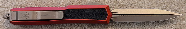 Microtech® Knives Makora D/E Signature Series Red Bronzed Standard Nickel Boron Internals 206-13 RDS 