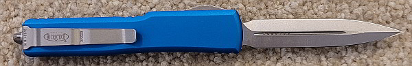 Microtech® Knives UTX-70 D/E Blue Stonewash Standard 147-10 BL 