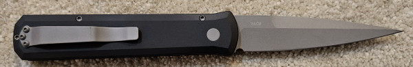 ProTech Knives 920 Godfather Solid Black Handle