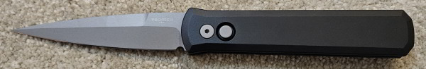 ProTech Knives 920 Godfather Solid Black Handle<br />
